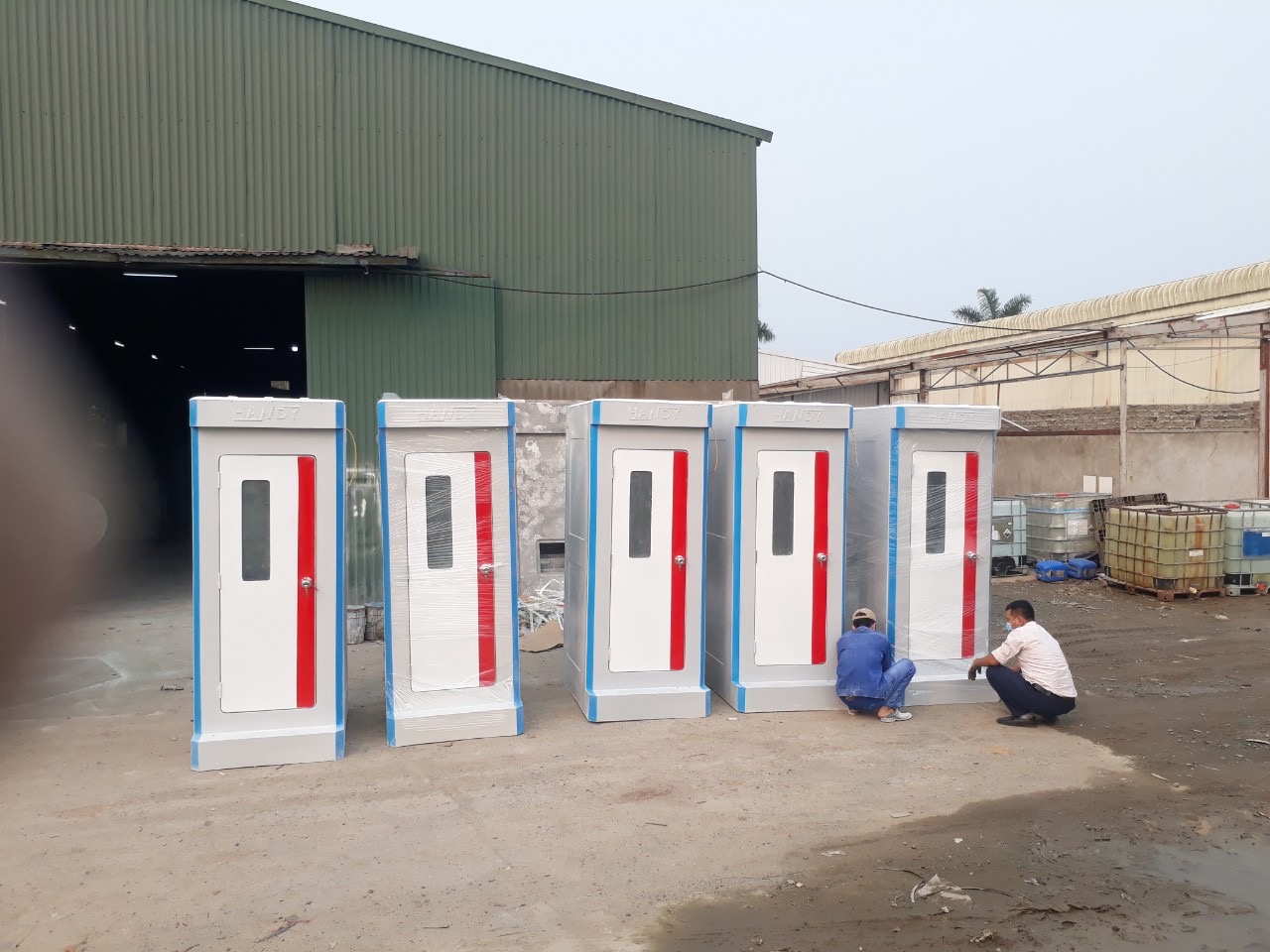 Nhà vệ sinh composite cho công trường