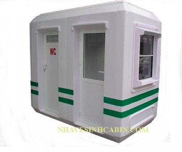 Nhà vệ sinh di động liền bốt gác